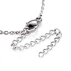 304 Stainless Steel Pendant Necklaces NJEW-Z008-01P-4