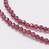 Natural Garnet Beads Strands G-E351-03-3