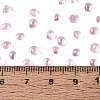Transparent Electroplate Glass Beads EGLA-Q138-01K-4