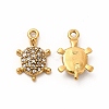 Ion Plating(IP) 316 Surgical Stainless Steel with Crystal Rhinestone Charms STAS-G305-06G-1