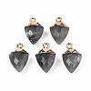 Natural Labradorite Pendants G-N326-134-03-2