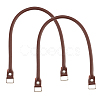 2Pcs Cowhide Leather Bag Handle FIND-PH0009-87A-1