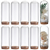 10Pcs Glass Dome Cloche Cover AJEW-SC0001-55C-1