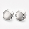 Non-Tarnish 201 Stainless Steel Stud Earring Findings STAS-S079-52B-2