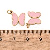 304 Stainless Steel Enamel Pendants STAS-U061-24G-B-3