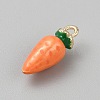 Alloy Enamel Pendants FIND-CJC0024-48A-2