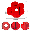 Flower Shape Plastic Vase DIY-WH0227-16-2