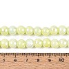 Electroplate Opaque Glass Beads Strands EGLA-T026-8mm-05D-4