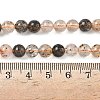 Natural Herkimer Diamond Beads Strands G-Z115-C01-6mm-5