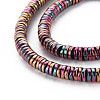 Electroplate Non-magnetic Synthetic Hematite Beads Strands G-N0321-07G-3