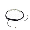 Adjustable Natural Green Aventurine Braided Bead Bracelets BJEW-JB04599-03-2