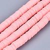 Handmade Polymer Clay Beads X-CLAY-R067-6.0mm-18-2