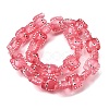 Transparent Glass Beads Strands LAMP-L078-010C-1