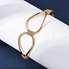 304 Stainless Steel Cuff Bangles for Women BJEW-S162-02G-3