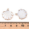 Electroplate Freshwater Shell Pendants X-SHEL-S274-33A-3