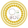 DIY Round Cat Eye Beads Bracelet Making Kit DIY-SZ0006-56C-1