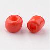 8/0 3mm Baking Paint Glass Seed Beads Loose Spacer Beads X-SEED-S002-K4-2