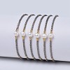Adjustable Nylon Cord Braided Bead Bracelets BJEW-P256-B01-1