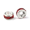Brass Grade A Rhinestone Spacer Beads RSB034NF-2