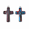 Synthetic Malachite Pendants G-Q479-04-2