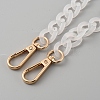 Acrylic Imitation Jelly Curb Chain Link Purse Chains FIND-WH0126-257A-2