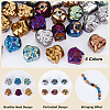 PandaHall Elite 60Pcs 6 Colors Electroplate Non-magnetic Synthetic Hematite Beads G-PH0001-93-4