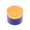 Glass Cream Jar CON-WH0076-01B-1