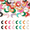 50Pcs 304 Stainless Steel Enamel Charms STAS-TA0003-32C-1