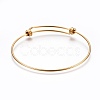 304 Stainless Steel Bangles BJEW-F357-01G-3