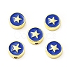 Brass Enamel Beads KK-E068-VB454-1-1