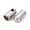 Tarnish Resistant 201 Stainless Steel Cord Ends STAS-F250-10P-Q-2