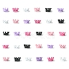 30Pcs 5 Colors Alloy Crown European Beads FIND-YW0011-91-2