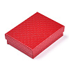 Rhombus Textured Cardboard Jewelry Boxes CBOX-T006-01J-3