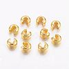 Brass Crimp Beads Covers KK-H291-NFG-NF-1
