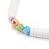 Handmade Lampwork Beaded Mobile Straps for Christmas HJEW-JM00446-02-3