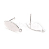 304 Stainless Steel Stud Earring Findings STAS-H436-19S-2