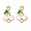 Ion Plating(IP) 304 Stainless Steel Enamel Fruit Connector Charms STAS-P373-01G-01-1