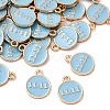 Alloy Enamel Charms ENAM-C028-01G-02-1