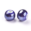 Glazed Porcelain Beads PORC-D001-10mm-14-2