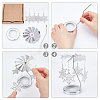 430 and 201 Stainless Steel Rotating Candlestick Tealight Candle Holder DJEW-WH0039-24P-5