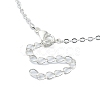 304 Stainless Steel Macrame Pouch Empty Stone Holder for Pendant Necklaces Making NJEW-JN04382-3