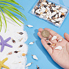 120Pcs 3 Styles Shell Pendants PALLOY-HY00003-4