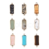 9Pcs 9 Styles Gemstone Links Connectors G-SZ0001-09LG-1