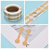 Self-Adhesive Kraft Paper Gift Tag Stickers DIY-G021-02-4