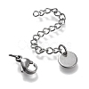 Tarnish Resistant 304 Stainless Steel Chain Extender X-STAS-K195-28P-3
