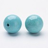 Natural Howlite Beads X-G-P212-8mm-1