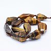 Natural Tiger Eye Beads Strands G-F531-K02-2