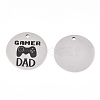 Non-Tarnish 201 Stainless Steel Pendants STAS-T064-38P-5-1