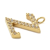 Ion Plating(IP) 304 Stainless Steel Micro Pave Cubic Zirconia Pendants STAS-Z107-03G-25-2