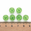 Transparent Crackle Acrylic Beads MACR-S373-66C-N19-2